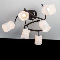 Поворотная люстра Citilux Берта Венге Хром CL126162