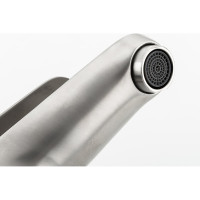 Смеситель для умывальника Frap 35к f1048 нержавеющая сталь, сатин 544719