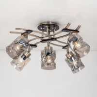 Люстра с поворотными плафонами Citilux Мерида Хром Венге CL142155