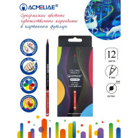 Набор цветных карандашей ACMELIAE blackwood artmate 12 цветов в картонном футляре 43068