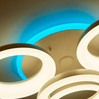Умная люстра Citilux Паркер Смарт RGB Белая CL225A140E