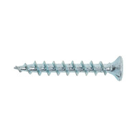Саморез Daxmer оконный фурнитурный 4,1x30 бел.цинк,острый 1000 шт 00-00463056