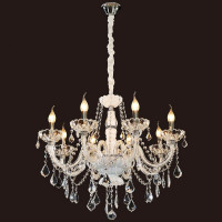 Подвесная люстра Citilux Финка стеклянная Белая CL353161