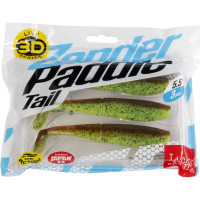 Виброхвосты Lucky John LJ 3D Series ZANDER PADDLE TAIL 5.5in, 14.00/Z15, 3шт 140431-Z15