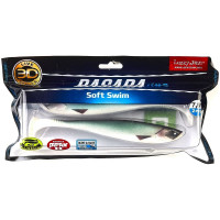Виброхвосты Lucky John LJ 3D Series BASARA SOFT SWIM 7.5in, 19.05/PG07, 2шт 140417-PG07