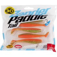 Виброхвосты Lucky John LJ 3D Series ZANDER PADDLE TAIL 4.0in, 10.00/Z12, 5шт 140429-Z12