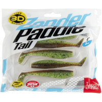 Виброхвосты Lucky John LJ 3D Series ZANDER PADDLE TAIL 4.0in, 10.00/Z15, 5шт 140429-Z15