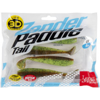 Виброхвосты Lucky John LJ 3D Series ZANDER PADDLE TAIL 4.8in, 12.00/Z15, 4шт 140430-Z15