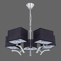 Люстра Citilux Эвора Квадро с черными абажурами CL460252