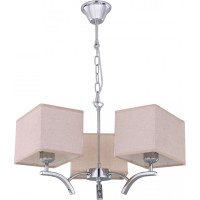 Люстра Citilux Эвора Квадро с бежевыми абажурами CL460231