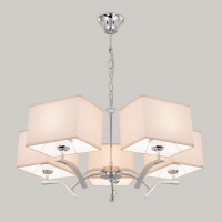 Люстра Citilux Эвора Квадро с бежевыми абажурами CL460251