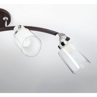 Люстра с поворотными плафонами Citilux Фортуна Венге Хром CL156142