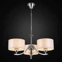 Подвесная люстра Citilux Эвита с белыми абажурами CL466130