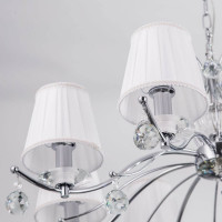 Подвесная люстра Citilux Шелли с абажурами Хром CL438181