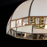 Подвесная люстра Citilux Шербург-1 витражная Бронза CL440132