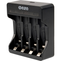 Устройство зарядное ФАZА B-95USB Ni-Cd/Ni-MH (4хAA/4хAAA/1х9В "Крона") индикатор зарядки питание от USB + 4хAA 2700мА.ч кабель MicroUSB-USB в компл. 5038929