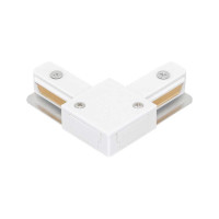 Коннектор для трековых систем DesignLed белый CN2-WH-L