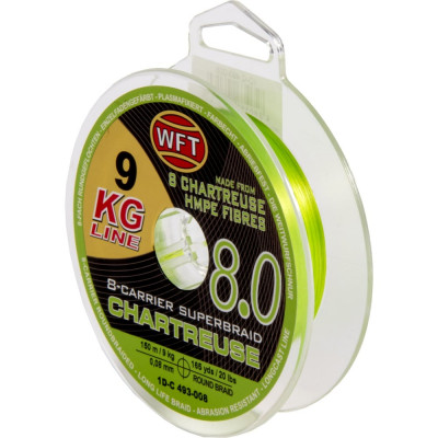 Леска WFT KG x8 Chartreuse150/008 1D-C-493-008