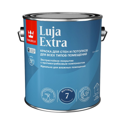 Краска для стен и потолков Tikkurila luja extra 700014021