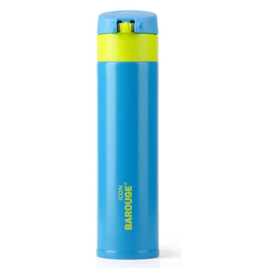 Термобутылка BAROUGE Travel Bottle, BT-155/50 BT-155 350 мл/голубой/лайм/бутылка