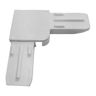 Уголок для профиля москитной сетки ООО "Полимер-Фарм" 25 мм, белый, 900 шт. 4687203169633