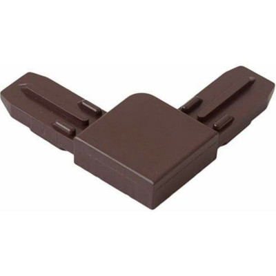 Уголок для профиля москитной сетки ООО "Полимер-Фарм" 25 мм, коричневый, 900 шт. 4687203169640