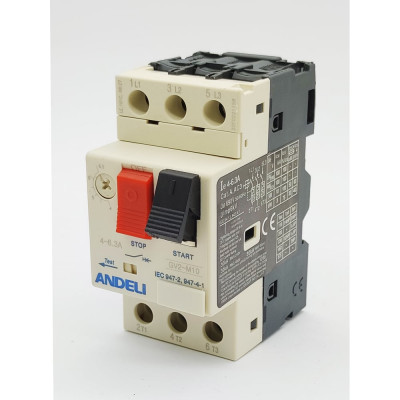 ANDELI Пускатель gv2-m10 4а~6.3a кнопочный ADL06-608