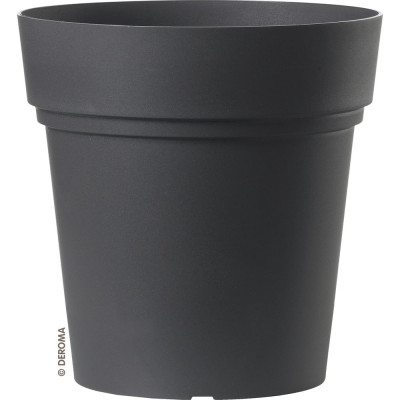 Deroma Горшок samba d 30 h 30 графитовый 9BL14SZ