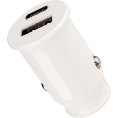 REXANT Автомобильное зарядное устройство usb-a+usb-c, 2.4 a белая 18-2229