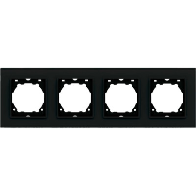 4-местная рамка Vesta Electric Exclusive Black FRM050404CHR