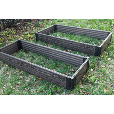 Готовый комплект грядки Еврогрядка rumex (люкс) GEG1-Rumex-Graphite