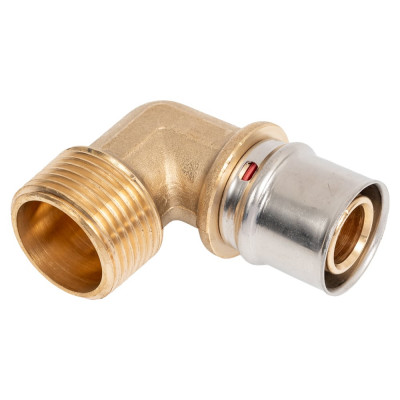 Угольник-переходник с наружной резьбой STOUT Sfp-0011-000126 1"х26 для металлопластиковых труб, прессовой RG008U91OUNQJS