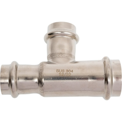 Переходной тройник ROMMER впр, 28x22x22, из нержавеющей стали, прессовой Rss-0014-282222 RG0091KSNOME2G