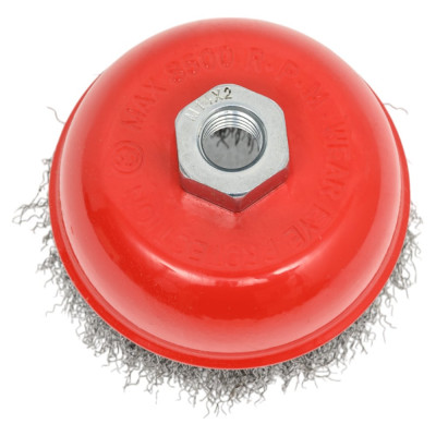 Щетка чашка (корщетка) мягкая проволока, 100 мм, М14 TORGWIN T274867