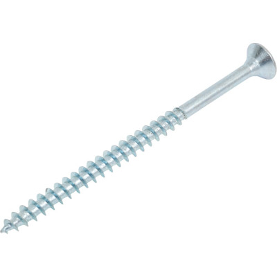 Универсальный саморез МЕТАЛЛСЕРВИС 6x90 белый цинк, 50 шт. пакет 1247808