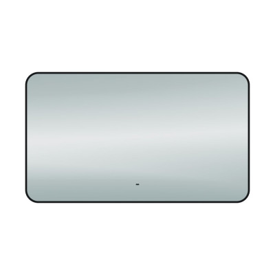 Зеркало Teymi Solli Black Soft Line 120x70, LED подсветка, сенсор на взмах T20230S ЦБ-00265141