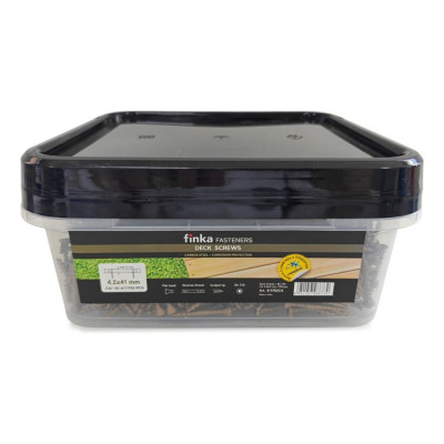 Саморезы для монтажа террас и фасадов Camo Deck Wood Screws 41x4,2 mm, C4, T20 1750 шт., с антикоррозийным покрытием, арт. 411750C4