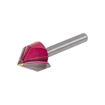 Фреза V-образная пазовая с углом 90º Z=2, 19.05x15.88x48 мм, S=6 мм PROCUT 200641P