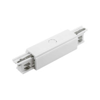 Коннектор для трековых систем DesignLed белый CN-3F-I-WH