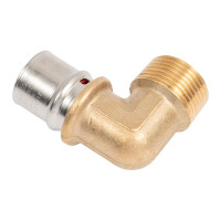 Угольник-переходник с наружной резьбой STOUT Sfp-0011-000126 1"х26 для металлопластиковых труб, прессовой RG008U91OUNQJS