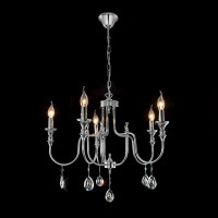 Подвесная люстра Citilux Рига Хром CL437151