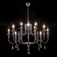 Подвесная люстра Citilux Рига Хром CL437221