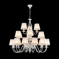 Люстра Citilux Ровена с абажурами Белая CL427250