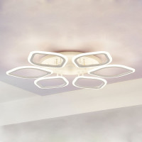 Умная люстра Citilux Ромби Смарт RGB Белая CL236A160E