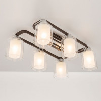 Потолочная люстра Citilux Румба Венге Хром CL159261