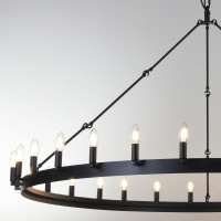 Подвесная люстра Citilux Смитсон замковая Черная CL470130