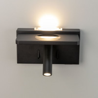 Поворотный светильник Citilux Декарт LED USB QI Чёрный CL704371
