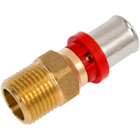 Переходник ROMMER Rss-0021-001812 впр-нр, 18x1/2, из нержавеющей стали, прессовой RG0091KSNP3359