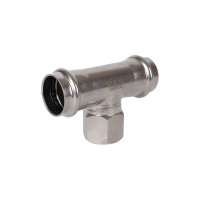 Тройник-переходник ROMMER впр-вр, 28x3/4, из нержавеющей стали, прессовой Rss-0015-002834 RG0091KSNOP9J6