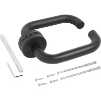 Комплект ручек Стандарт 0203 SS (60-90) BLACK ЧЕРНАЯ INOX нерж. сталь 14872
